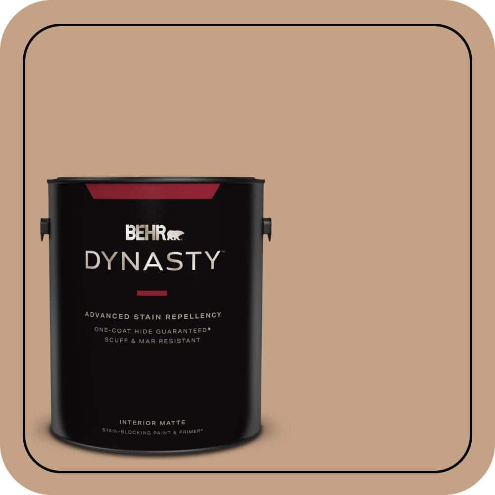 BEHR DYNASTY 1 gal. #S240-4 Pacific Bluffs One-Coat Hide Matte Interior Stain-Blocking Paint & Primer