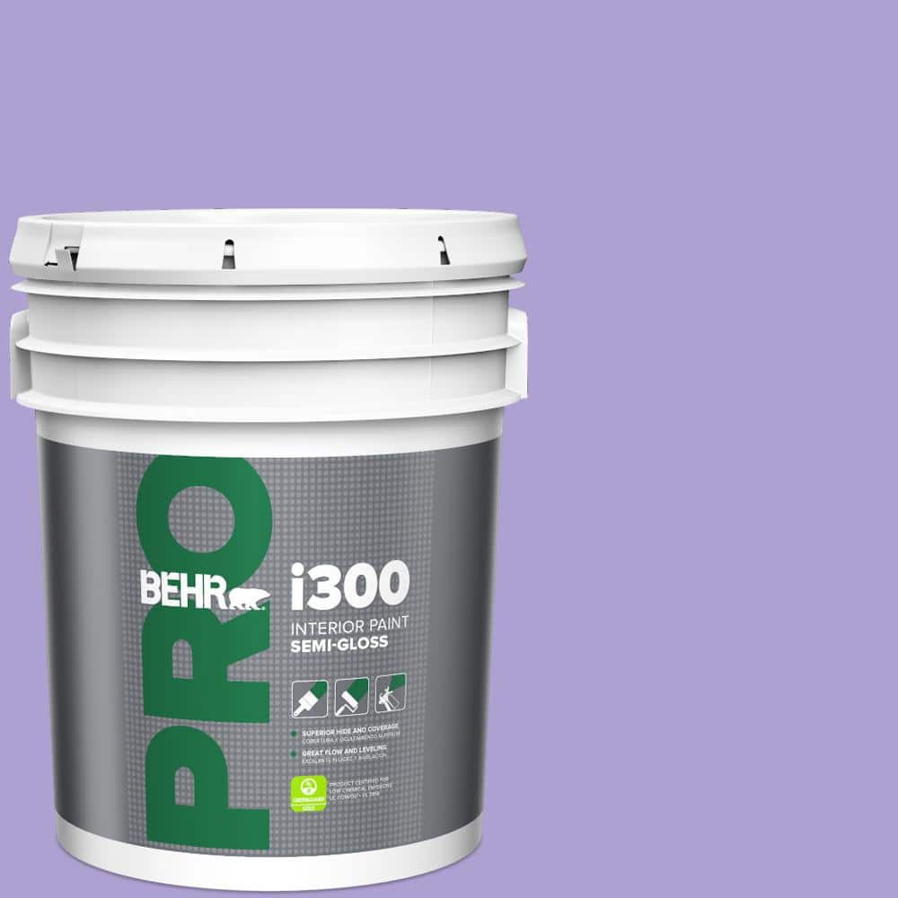 BEHR PRO 5 gal. #P560-4 Magic Wand Semi-Gloss Interior Paint