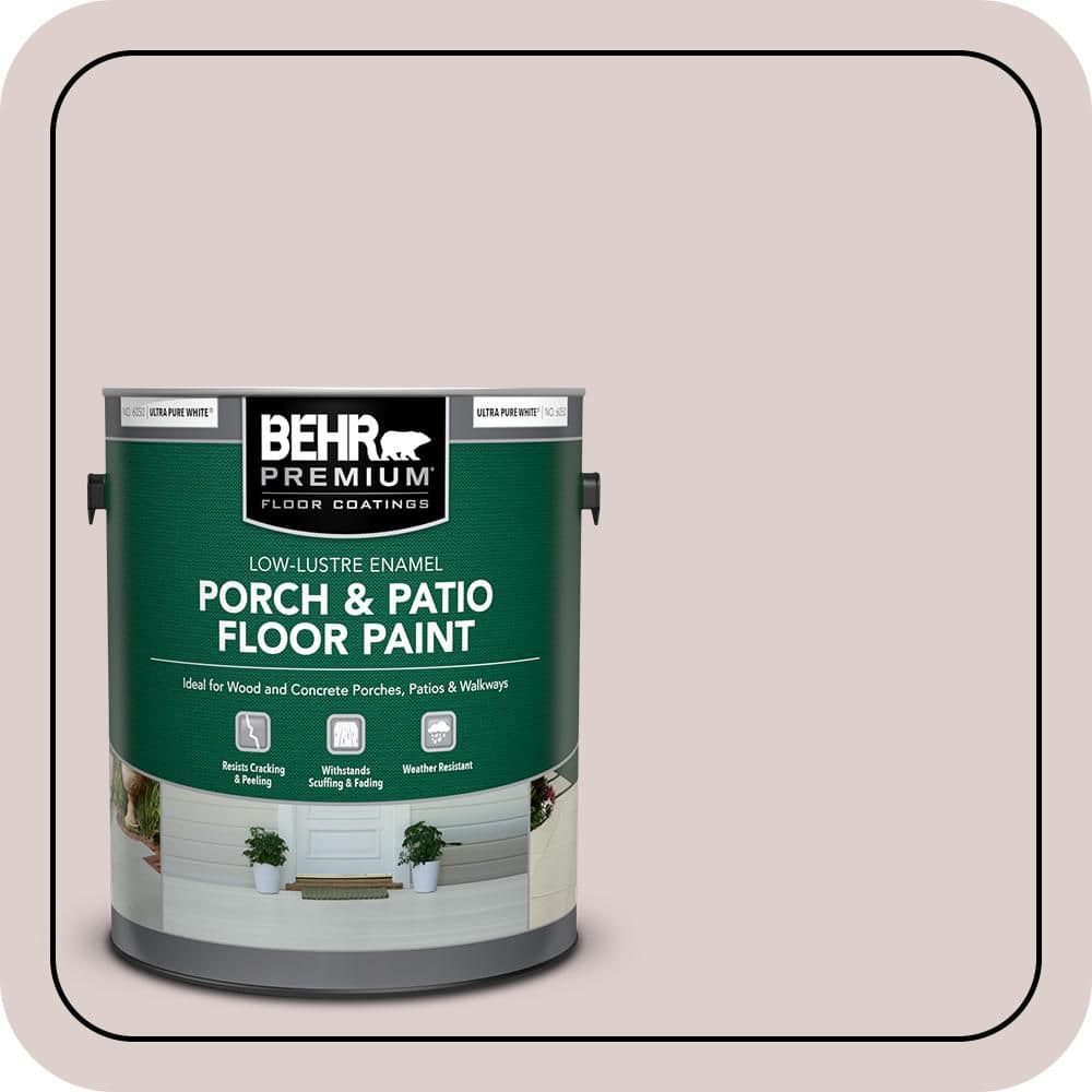 BEHR PREMIUM #N130-1 Low-Lustre Enamel Interior/Exterior Porch and Patio Floor Paint (1)