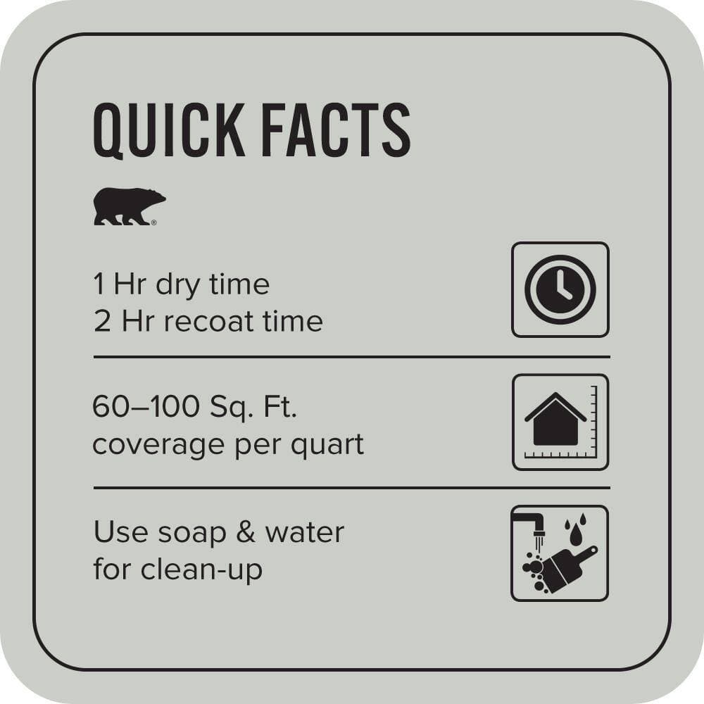 BEHR PREMIUM PLUS #PWL-89 Silver Setting Enamel EcoMix Plant-Based & Primer (3)