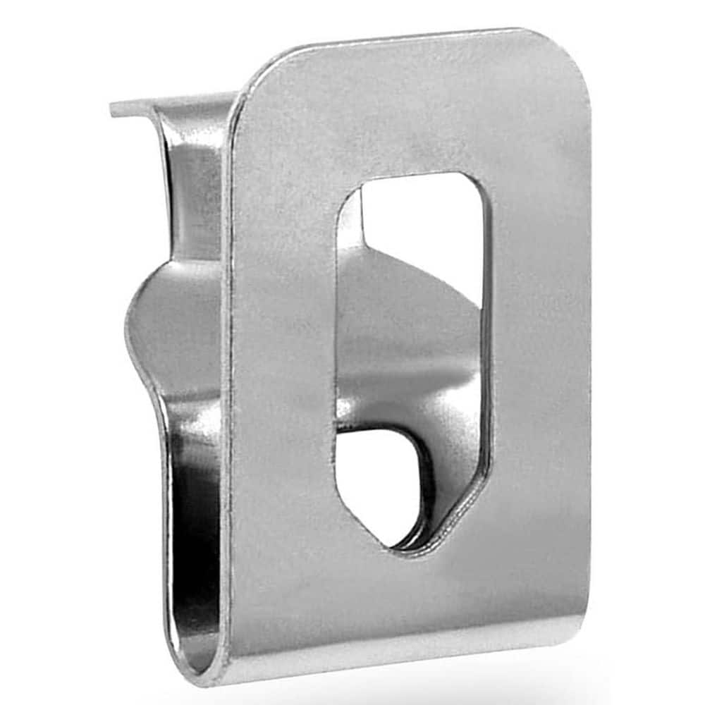 Unbranded 1.71 in. 304 Stainless Steel Belt Clip Hook Kit with Screws for Drill Driver Tools Impact Hammer (10-Pack)