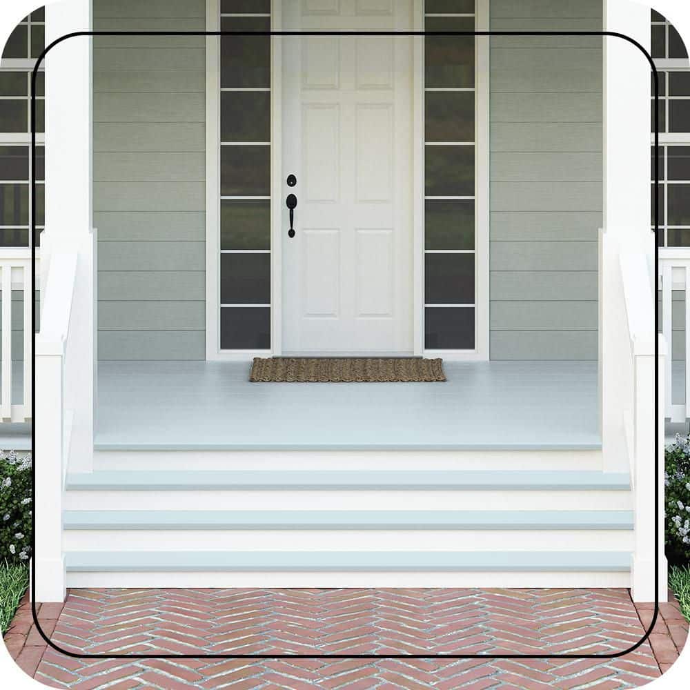 BEHR PREMIUM #S490-1 Textured Low-Lustre Enamel Interior/Exterior Porch and Patio Anti-Slip Floor Paint (2)