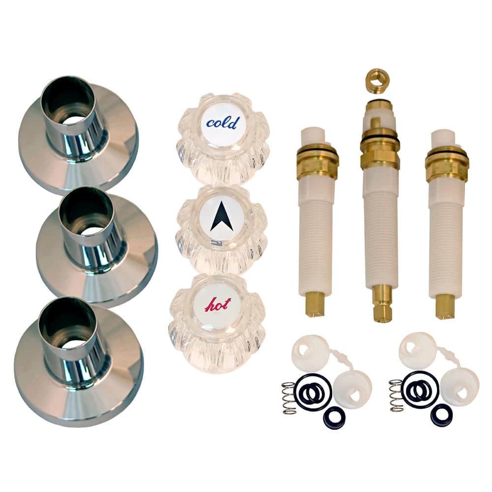 Lincoln Products Tub and Shower Rebuild Kit for Sterling Gemini 3-Handle Faucets