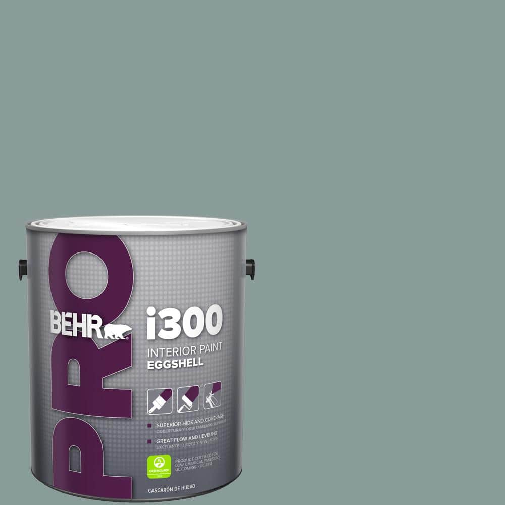 BEHR PRO 1 gal. #HDC-AC-23 Provence Blue Eggshell Interior Paint (1)