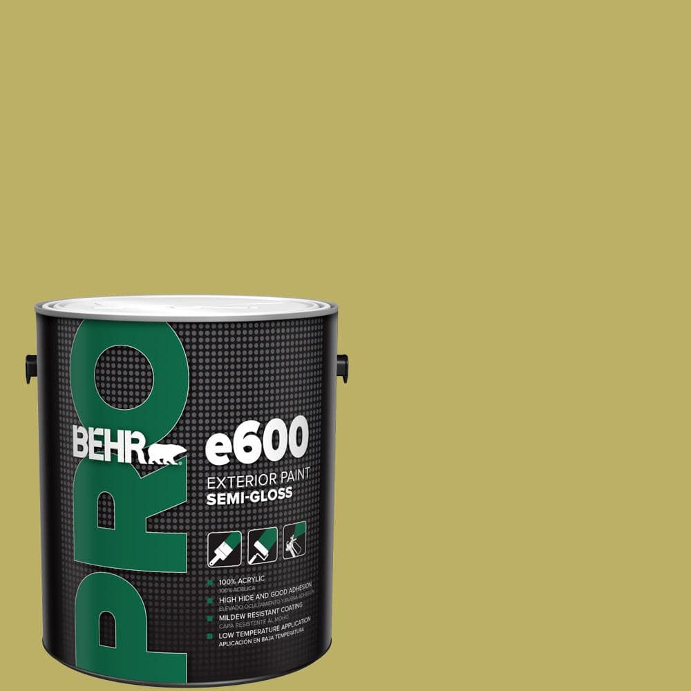 BEHR PRO 1 gal. #MQ4-42 Pistachio Semi-Gloss Exterior Paint