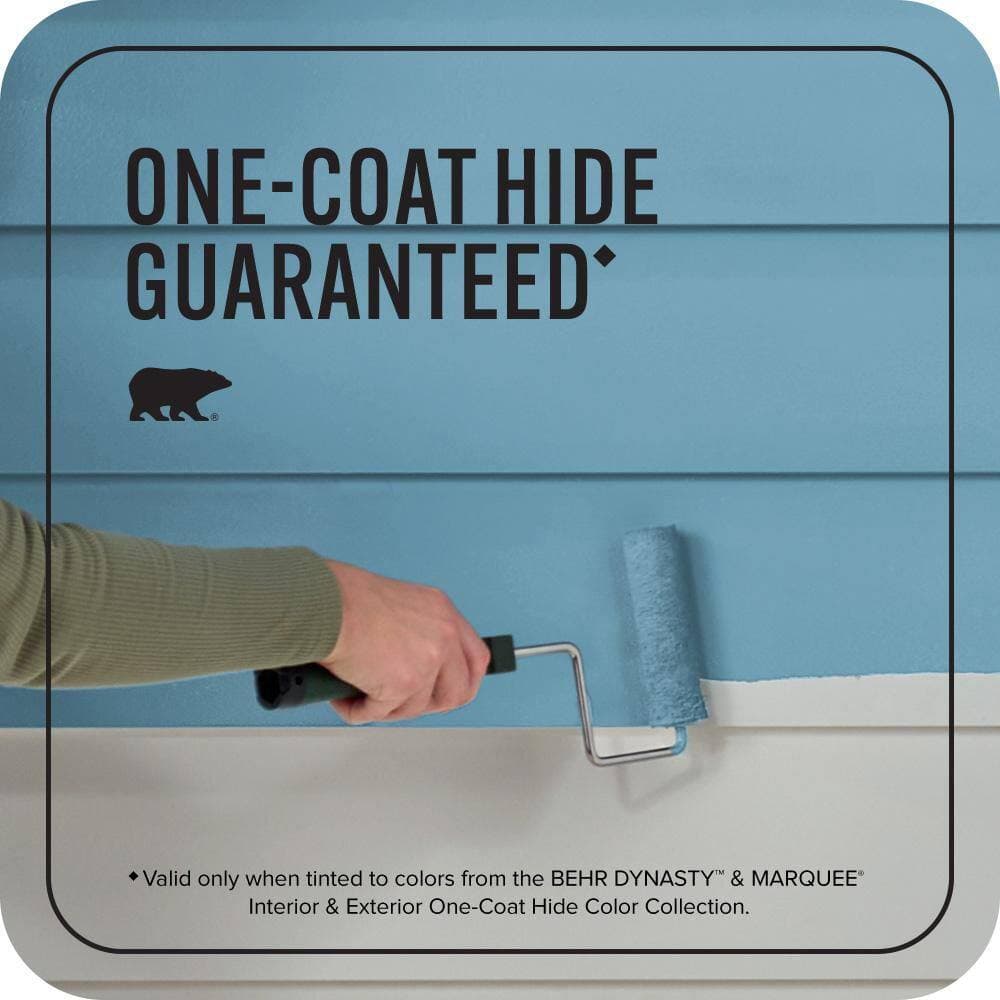 BEHR MARQUEE 5 gal. #S490-4 Yacht Blue Flat Exterior Paint & Primer (3)