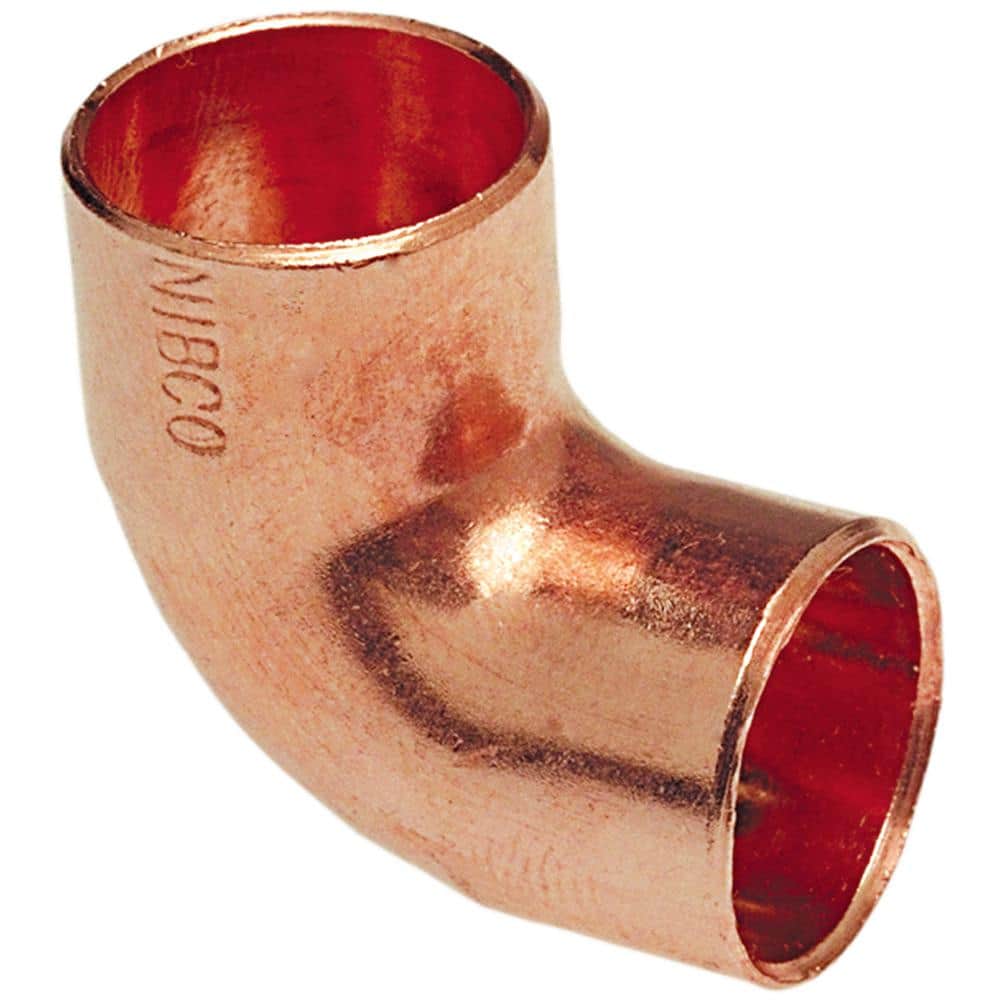 Everbilt 3/4 in. Wrot Copper 90-Degree Cup x Cup Elbow Fitting Pro Pack (25-Pack) (3)