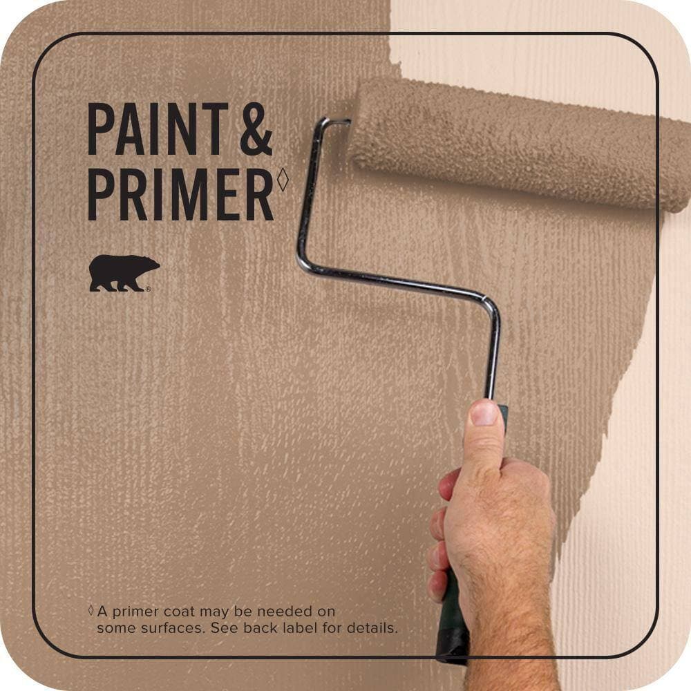 BEHR PREMIUM PLUS 1 qt. #S240-5 Poncho Flat Exterior Paint & Primer (3)