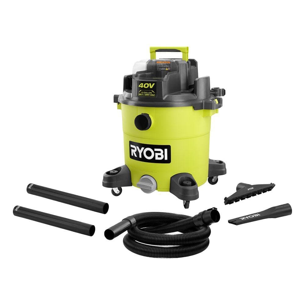 RYOBI 40V 10 gal. Cordless Wet/Dry Vacuum (Tool Only)