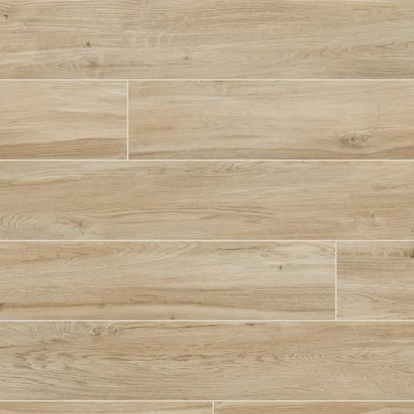 MSI Benson Park 9 in. x 47 in. Matte Porcelain Wood Look Floor and Wall Tile (2.94 sq. ft./Each) (2)