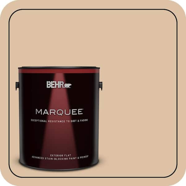 BEHR MARQUEE 1 gal. #N280-3 Louvre Flat Exterior Paint & Primer (2)