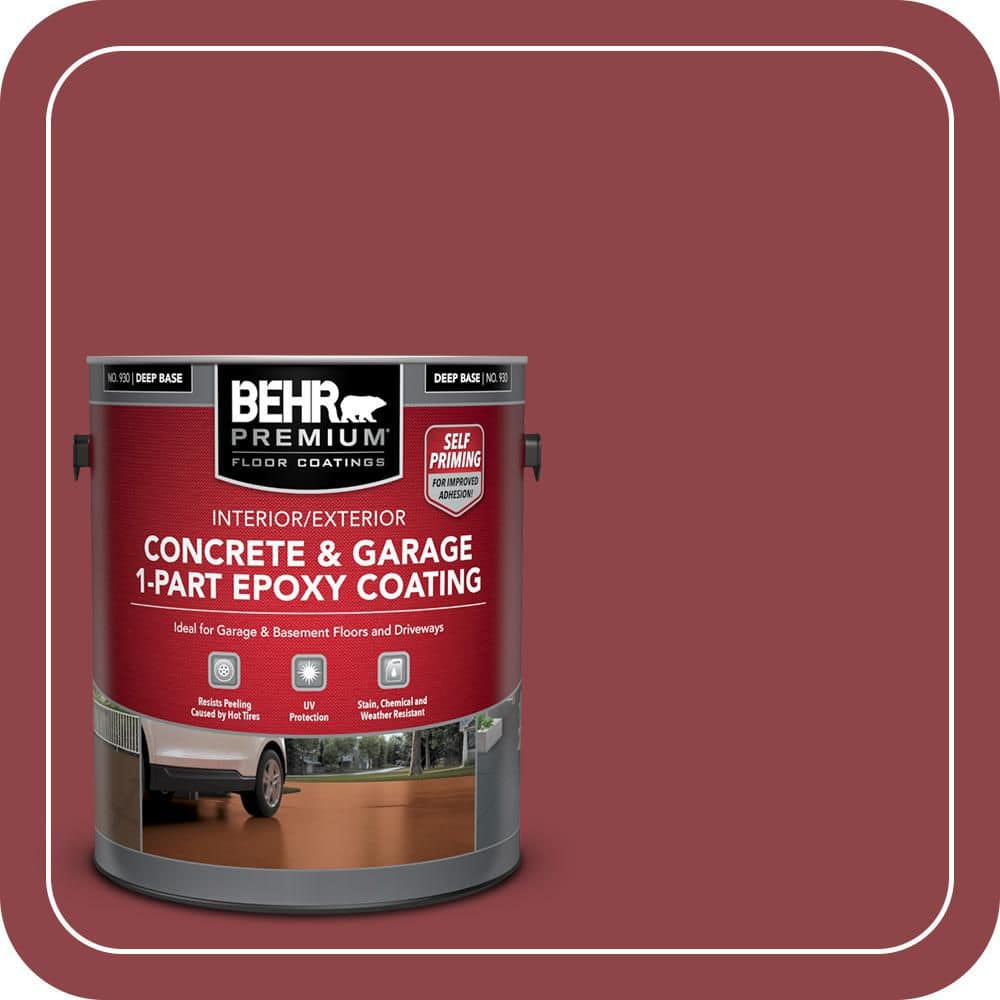 BEHR PREMIUM #MQ1-09 Self-Priming 1-Part Epoxy Satin Interior/Exterior Concrete and Garage Floor Paint (1)