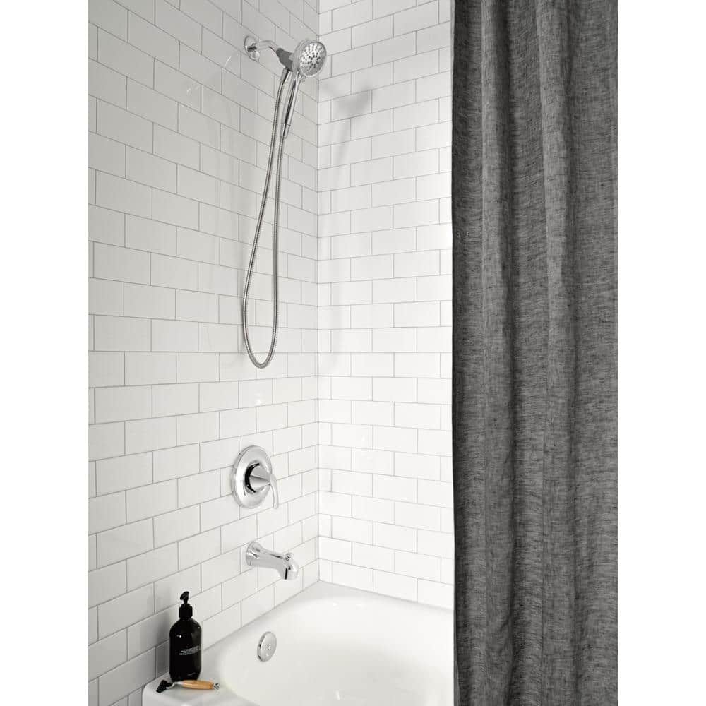 MOEN Darcy with Magnetix Single-Handle 6-Spray 3.75 in. Tub and Shower Faucet in Chrome (Valve Included) (2)