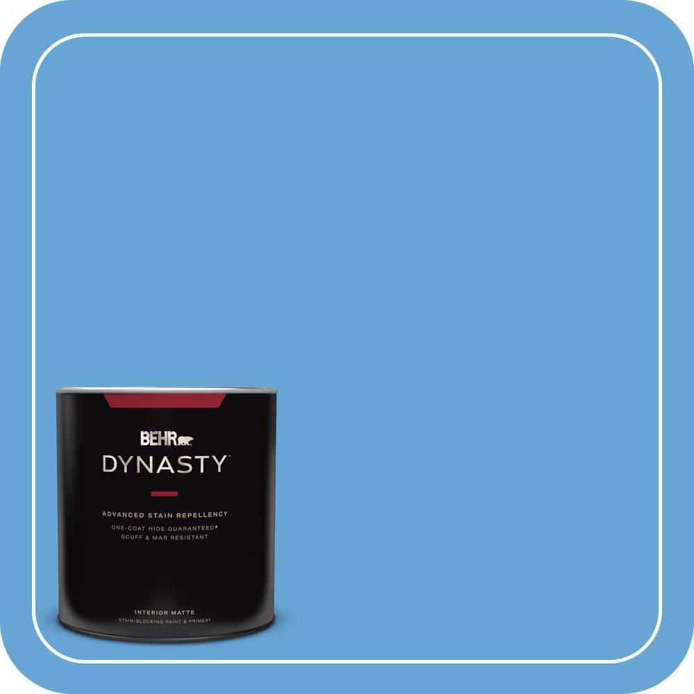 BEHR DYNASTY 1 qt. #560B-5 Ocean Tropic Matte Interior Stain-Blocking Paint and Primer