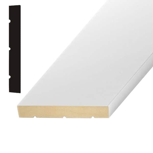 Builder's Choice 11/16 in. x 4-9/16 in. x 84 in. Primed MDF Interior Jamb