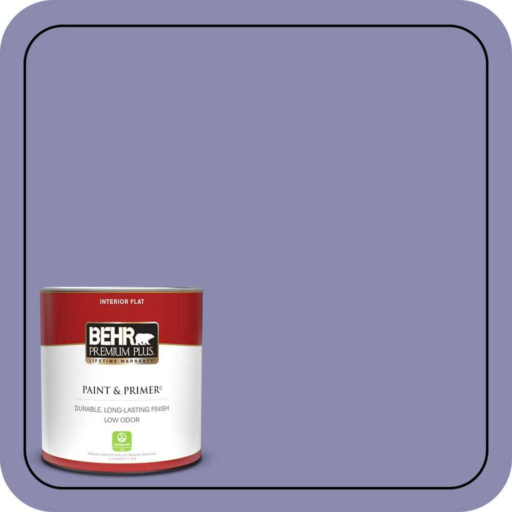 BEHR PREMIUM PLUS #M550-5 Violet Aura Enamel Low Odor & Primer (1)
