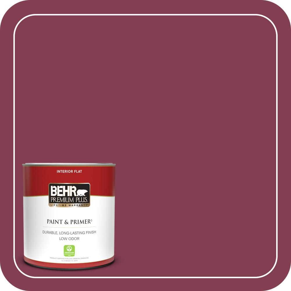 BEHR PREMIUM PLUS #S-H-100 Exotic Flowers Enamel Low Odor & Primer (1)