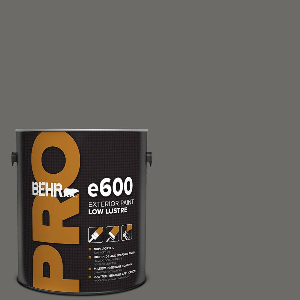 BEHR PRO 1 gal. #PPU18-18 Mined Coal Low Luster Exterior Paint