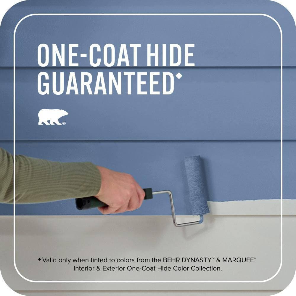 BEHR MARQUEE 1 gal. #600D-6 Blueberry Patch Flat Exterior Paint & Primer (3)