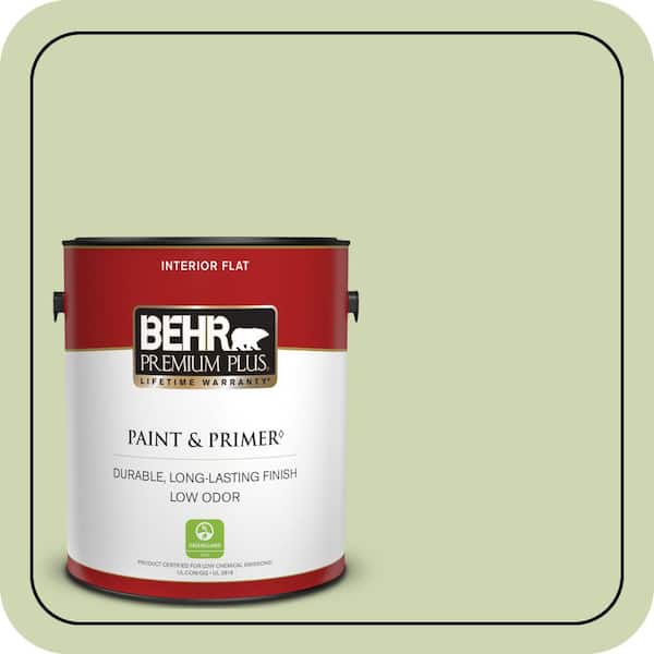 BEHR PREMIUM PLUS #M360-3 Avocado Whip Interior/Exterior Paint & Primer Color Sample (3)