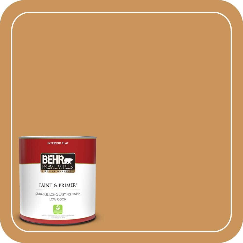 BEHR PREMIUM PLUS #M250-5 Burnt Pumpkin Enamel Low Odor & Primer