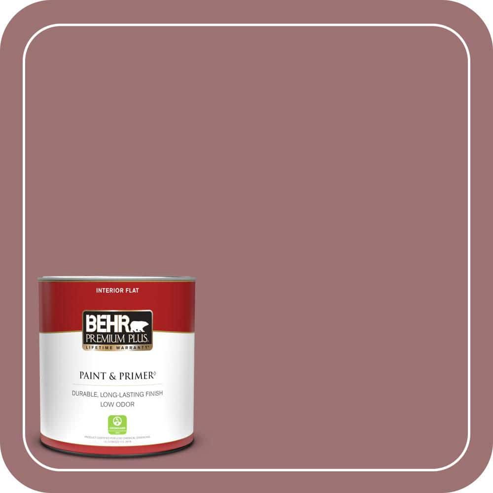 BEHR PREMIUM PLUS #QE-05 Regal Rose Enamel Interior/Exterior Paint & Primer Color Sample (1)