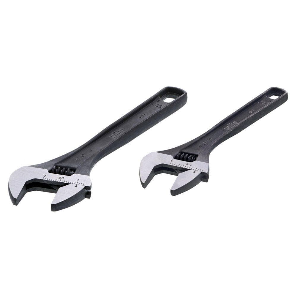 Wiha 6 in. and 10 in. Adjustable Wrench Set (2-Piece) (2)