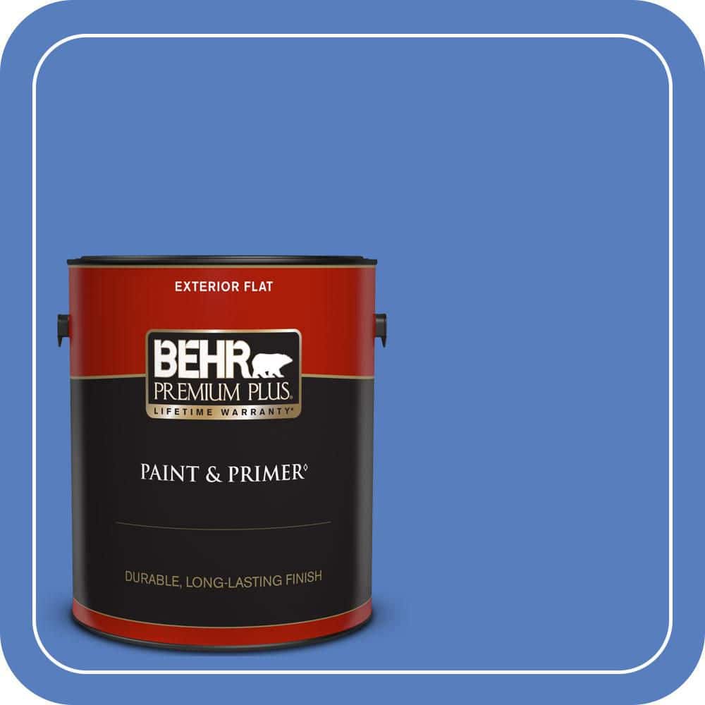BEHR PREMIUM PLUS #MQ4-25 Blue Iolite Enamel Low Odor & Primer