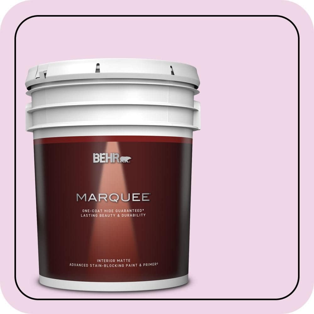 BEHR MARQUEE 5 gal. #P110-1 All Made Up Matte Interior Paint & Primer