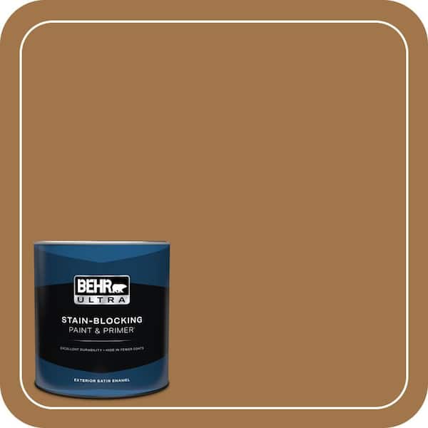 BEHR ULTRA 1 qt. #S290-7 Wave of Grain Satin Enamel Exterior Paint & Primer (2)