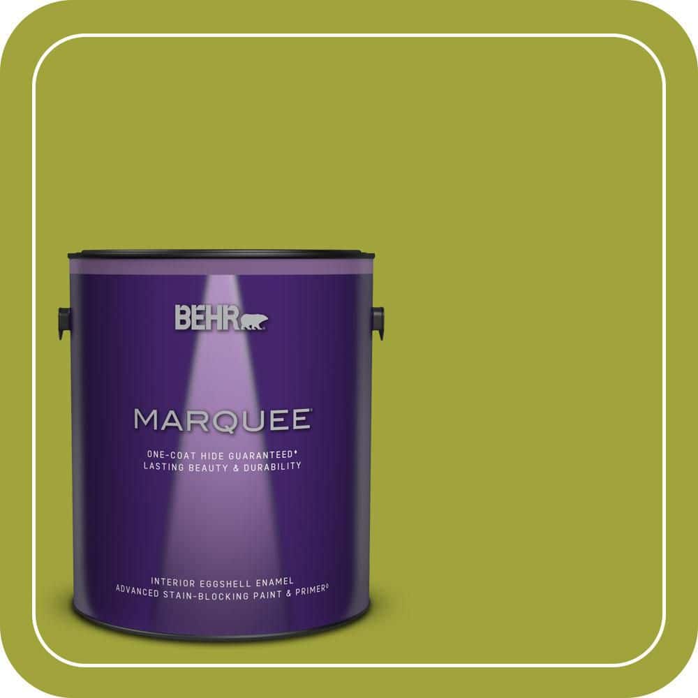 BEHR MARQUEE 1 gal. #S-H-400 Rolling Hills Eggshell Enamel Interior Paint & Primer