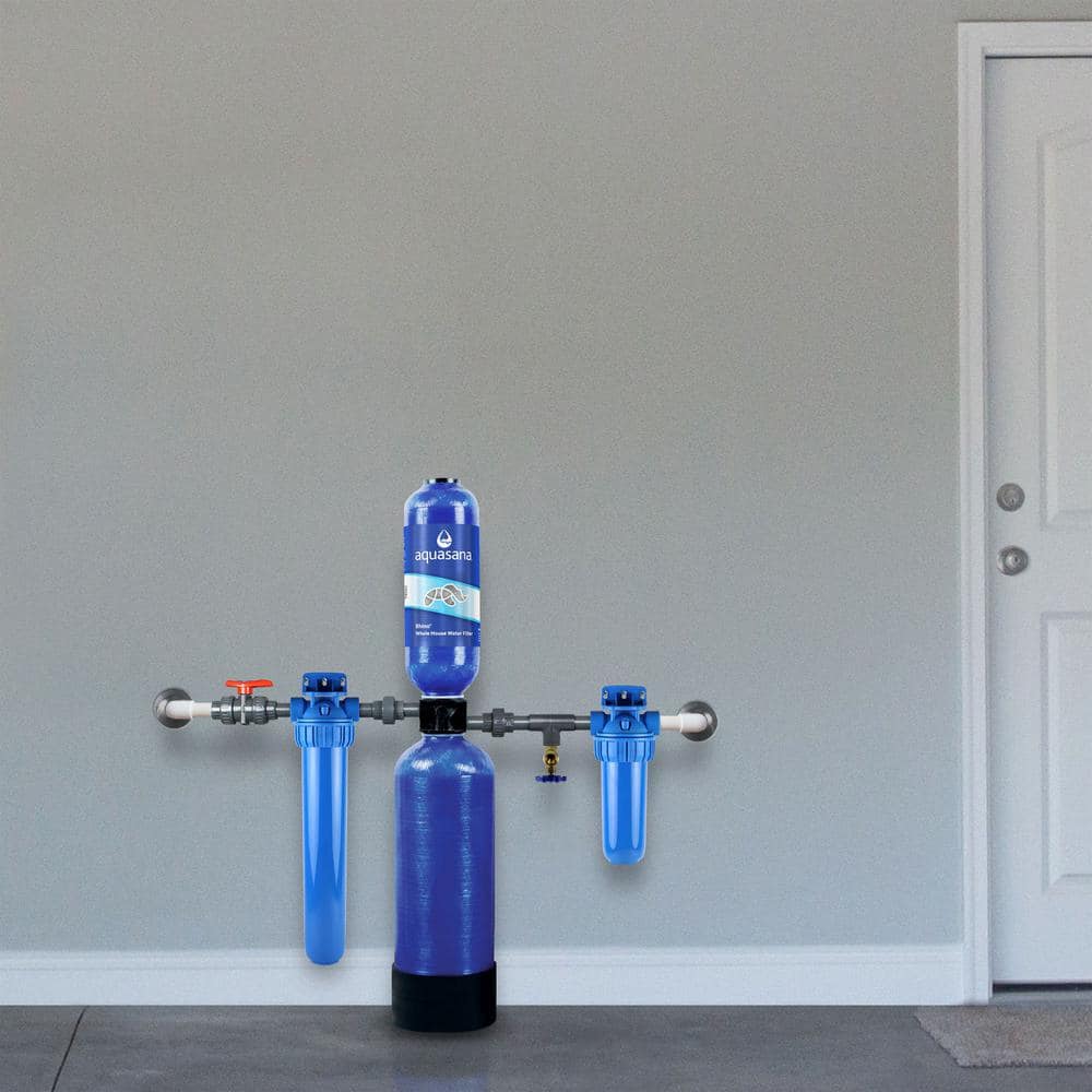 Aquasana Rhino Whole House Water Filtration System with Carbon and KDF Home Water Filtration - Reduces Sediment and Chlorine (3)