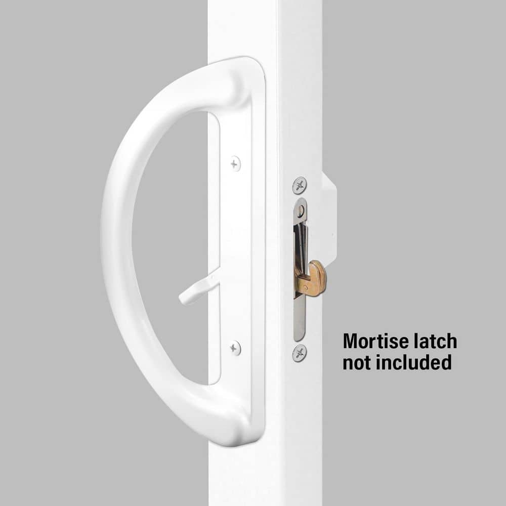 Prime-Line Diecast, White, Patio Door Handle (3)