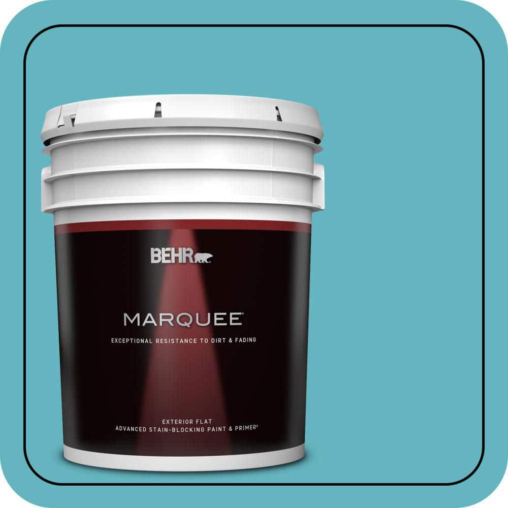BEHR MARQUEE 5 gal. #MQ4-51 Adonis Flat Exterior Paint & Primer (1)