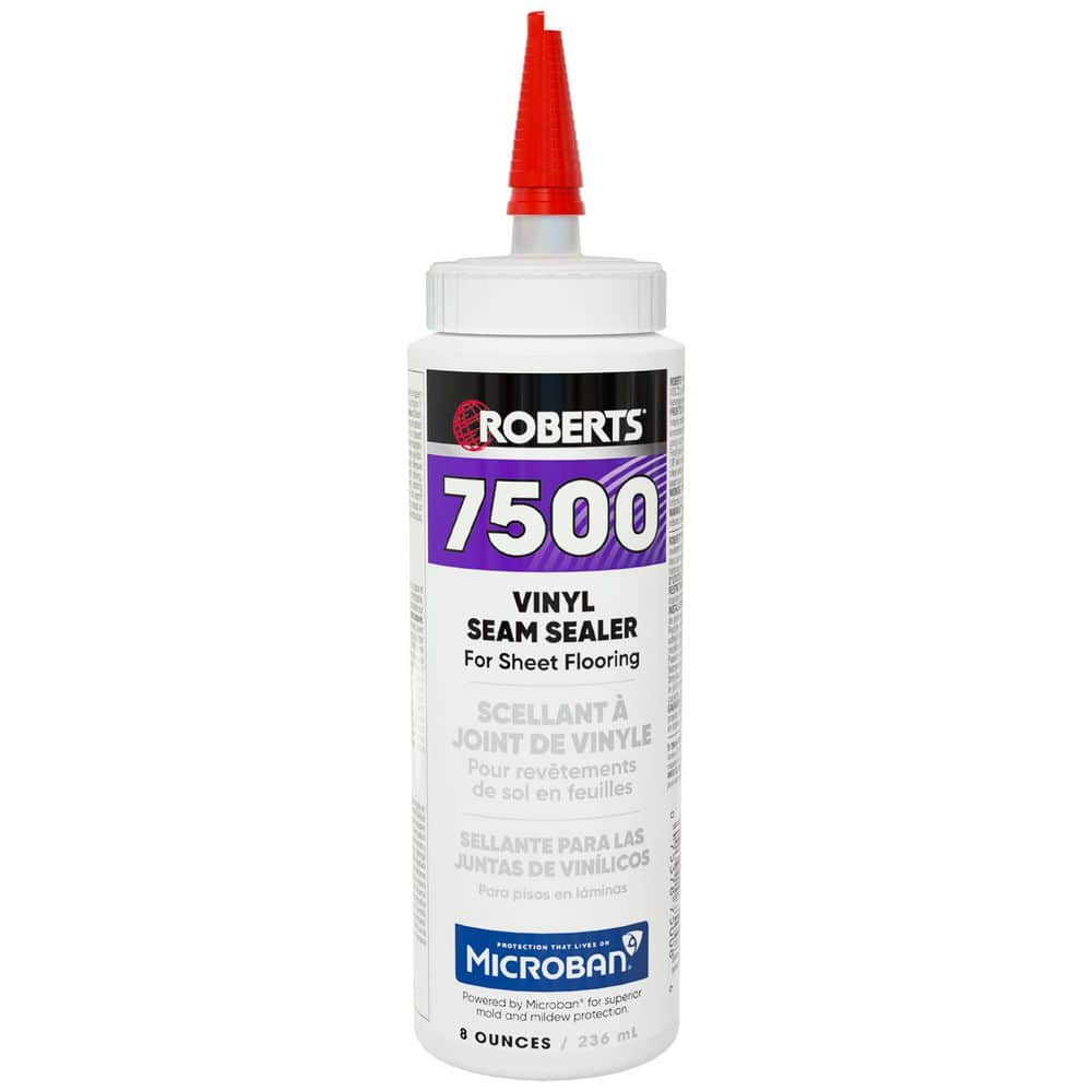 ROBERTS 7500 8 oz. 6 Hour Dry Time Vinyl Seam Sealer for Sheet Flooring Adhesive in White (2)