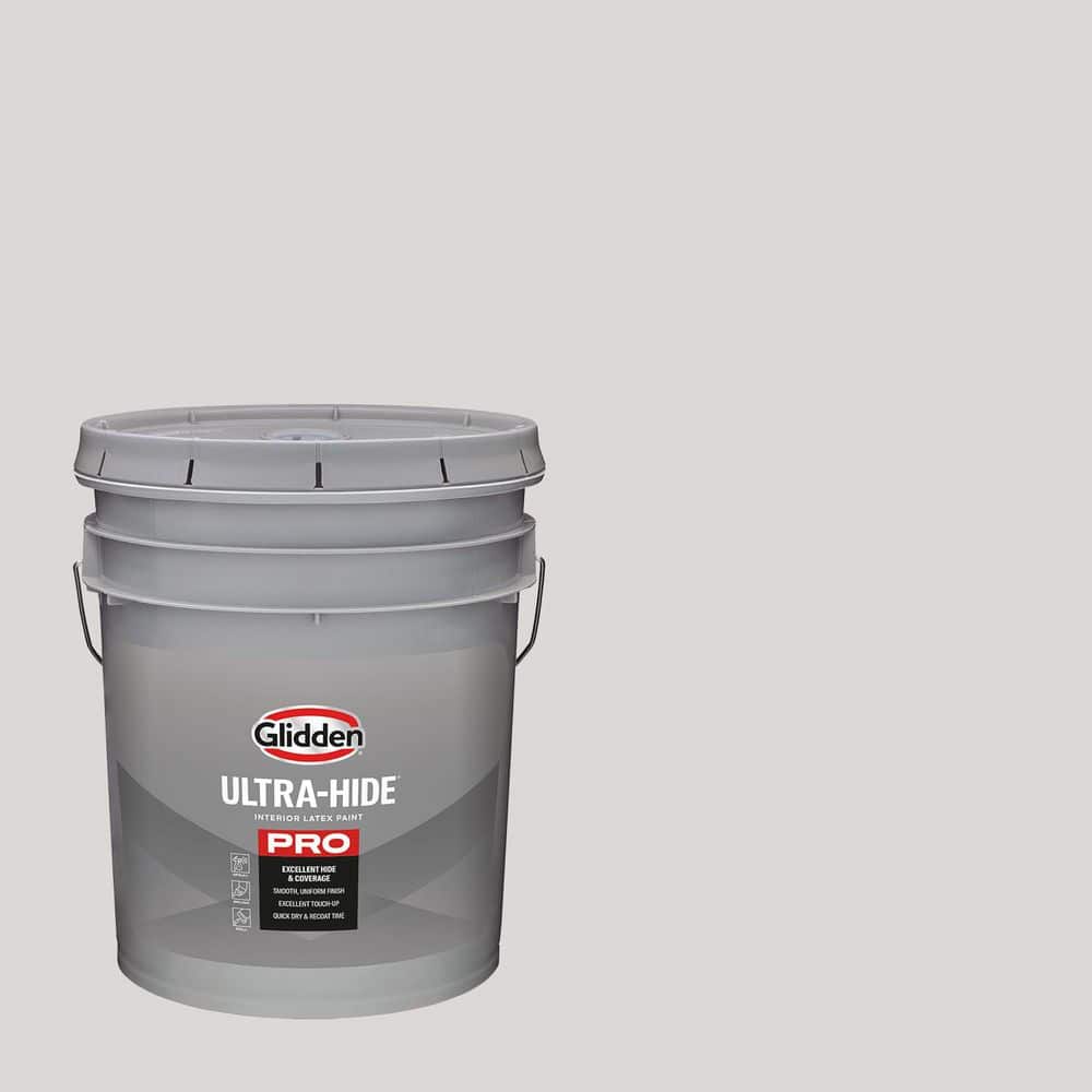 Glidden Ultra-Hide 1 gal. PPG1004-1 Go to Gray Eggshell Interior Paint