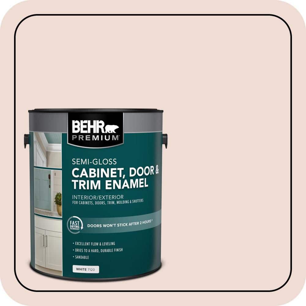 BEHR PREMIUM 1 gal. #MQ3-34 Stolen Kiss Semi-Gloss Enamel Interior/Exterior Cabinet, Door & Trim Paint