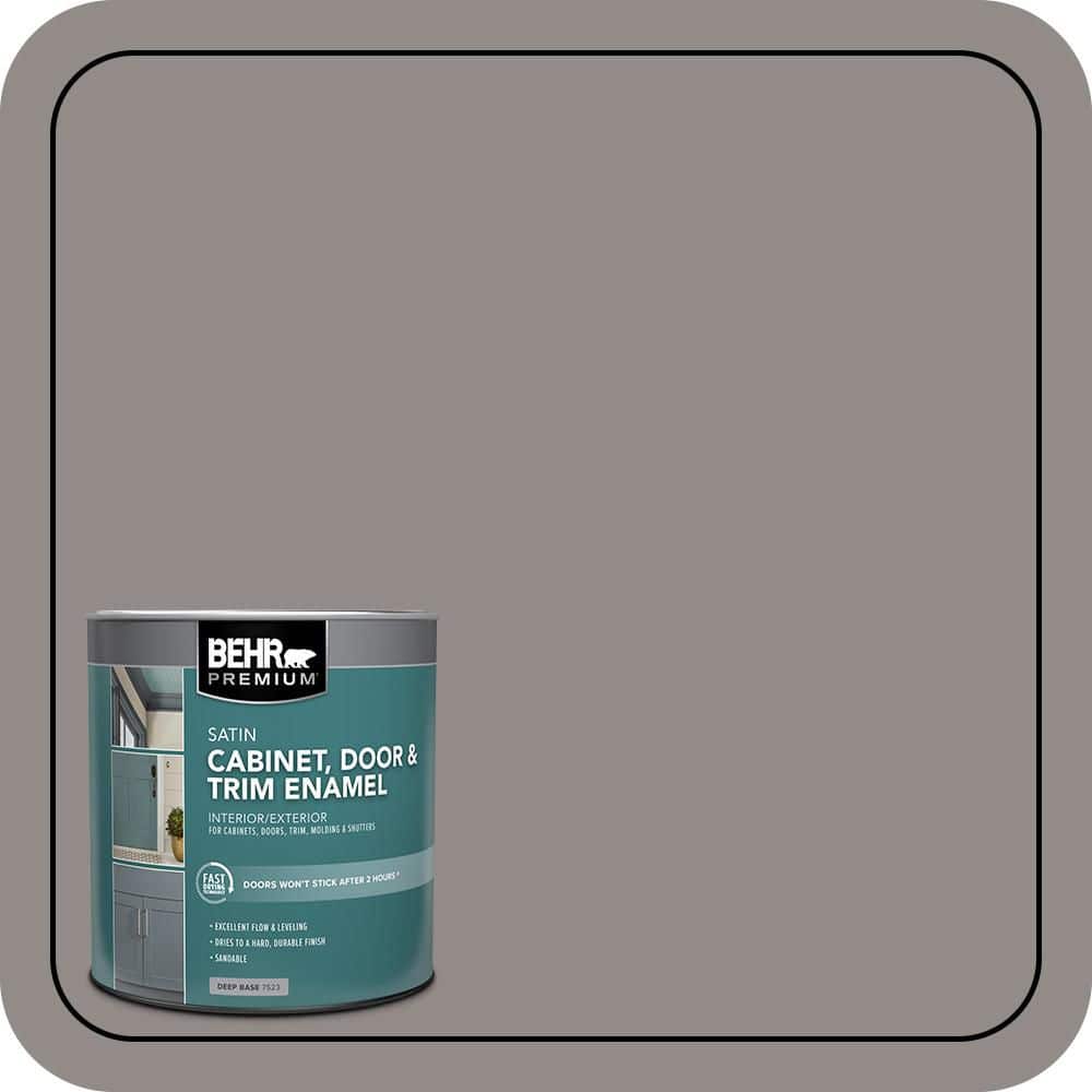 BEHR PREMIUM 1 qt. #790F-4 Creek Bend Satin Enamel Interior/Exterior Cabinet, Door & Trim Paint (1)