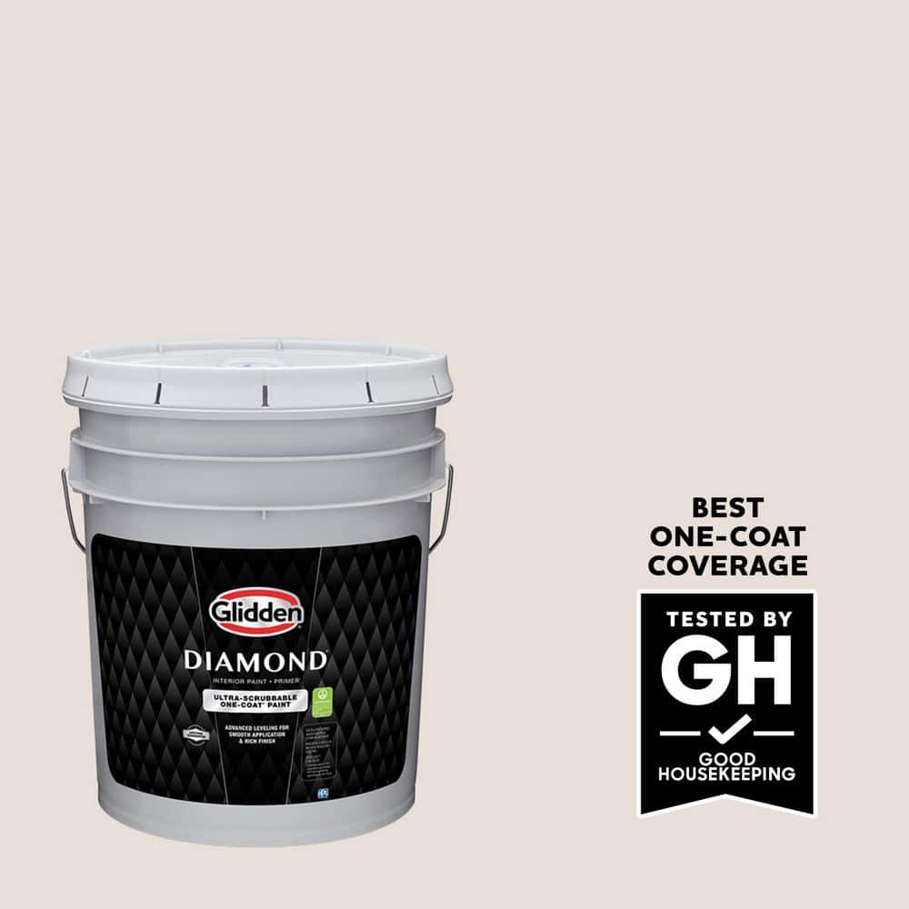 Glidden Diamond 5 gal. PPG1079-2 Stone Harbor Eggshell Interior Paint with Primer