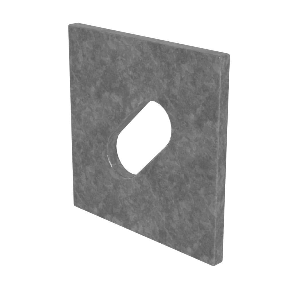 Grip-Rite 3 in. x 3 in. x 5/8 in. Slotted Square Washers (4)