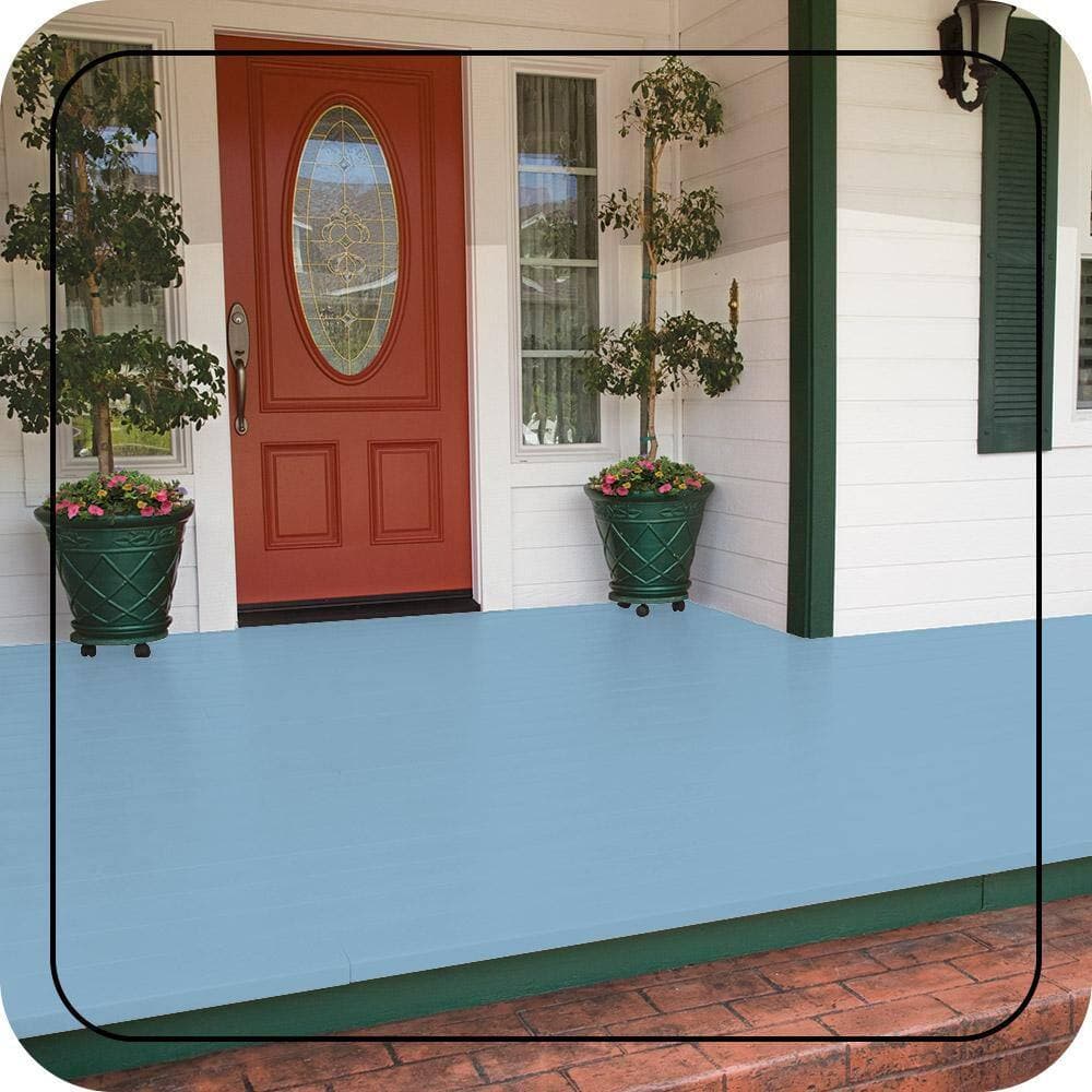 BEHR PREMIUM #P510-2 Low-Lustre Enamel Interior/Exterior Porch and Patio Floor Paint (2)