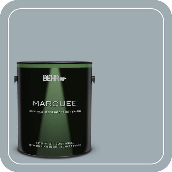 BEHR PREMIUM PLUS #ECC-30-1 Pelican Bay Enamel Low Odor & Primer (3)