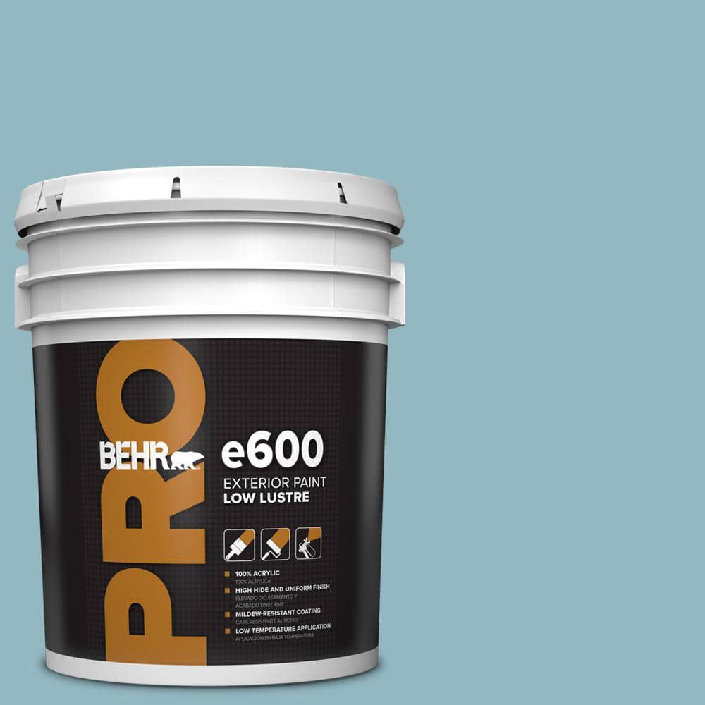 BEHR PRO 5 gal. #PPU13-09 Tahoe Blue Low Luster Exterior Paint