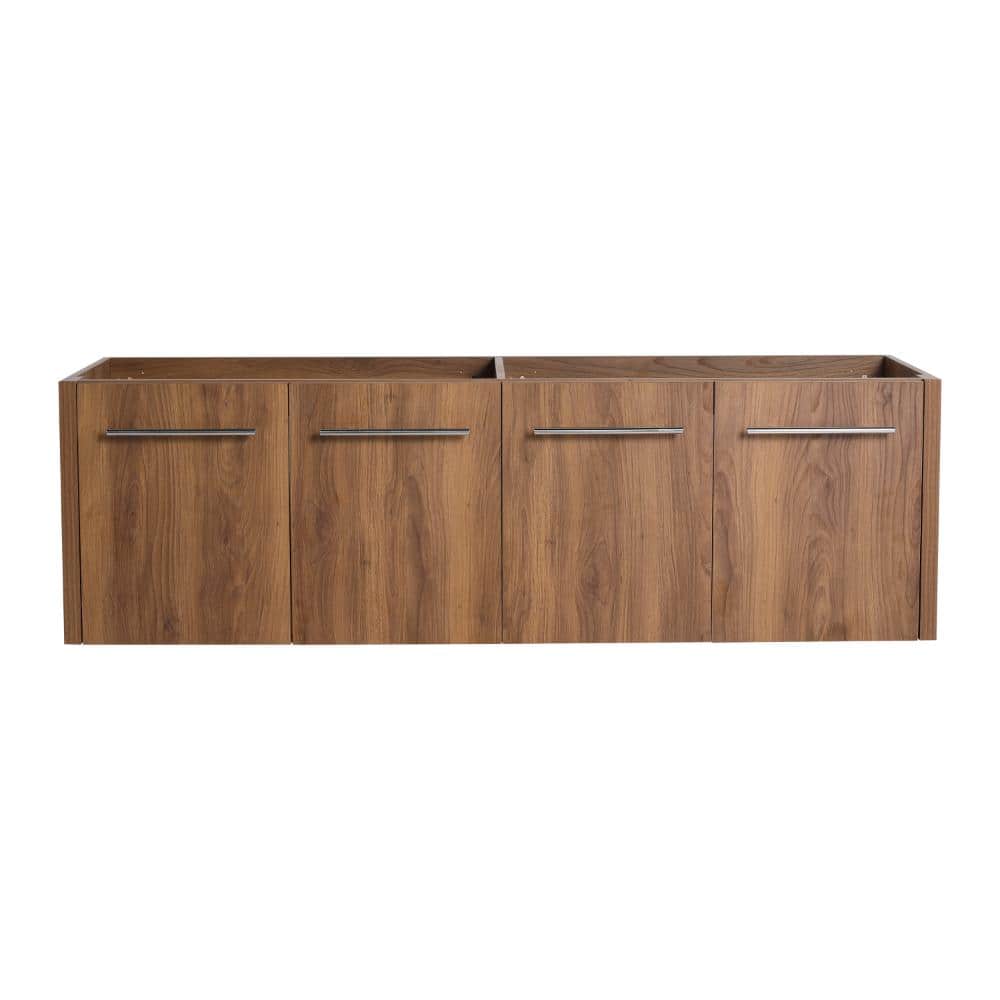 UPIKER 60 Inch Wall-mounted Bathroom Vanity Base With Soft Closing Doors (2)