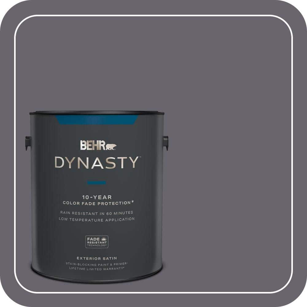 BEHR DYNASTY 1 gal. #N550-6 Alter Ego Satin Enamel Exterior Stain-Blocking Paint & Primer