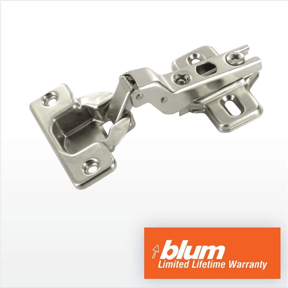 Blum (2-Pack) Modul Series 35 mm Spring Closing Half Overlay for Frameless Cabinet Hinge (2)
