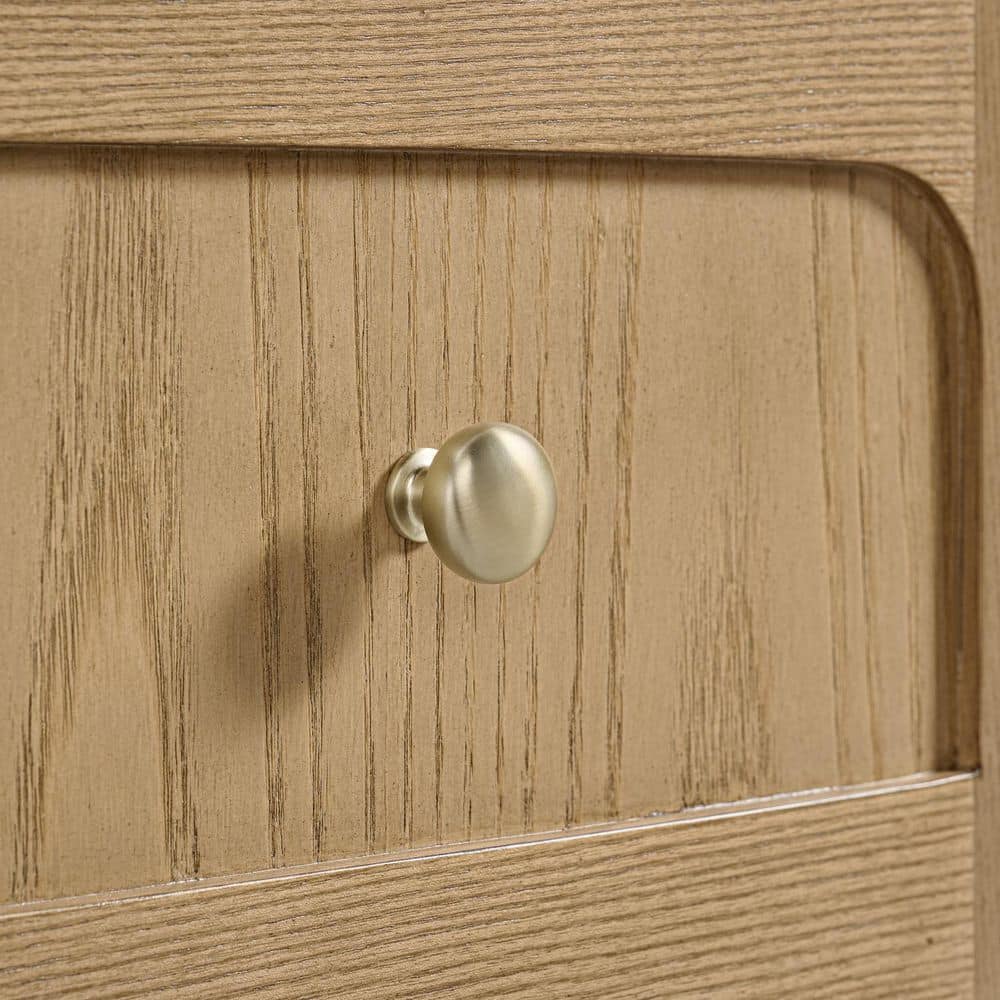 James Martin Vanities Laurent 59.9 in. W x 23.0 in. D x 33.0 in. H Single Bath Vanity Cabinet Without Top in Light Natural Oak (2)