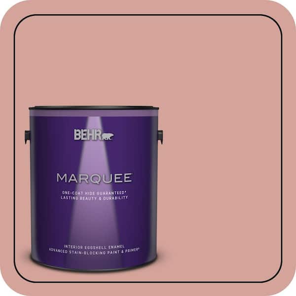 BEHR MARQUEE 1 gal. #S160-3 Bubble Shell One-Coat Hide Eggshell Enamel Interior Paint & Primer (2)