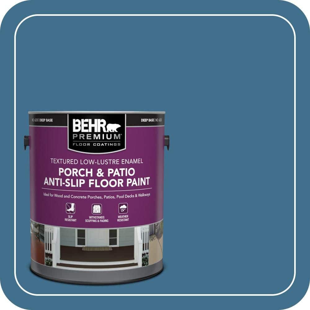 BEHR PREMIUM #M500-5 Textured Low-Lustre Enamel Interior/Exterior Porch and Patio Anti-Slip Floor Paint (1)