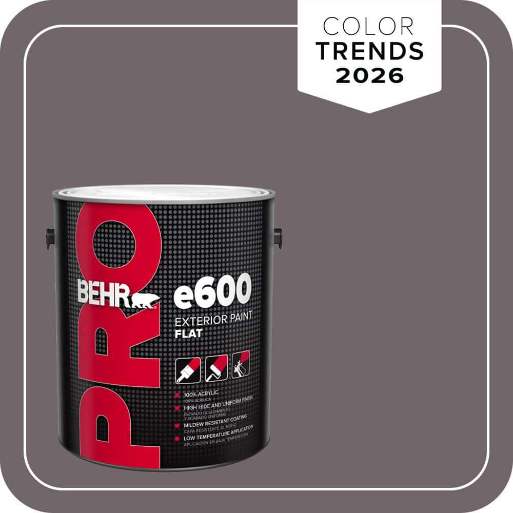 BEHR PRO 1 gal. #N570-5 Curtain Call Flat Exterior Paint